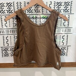 FP Movement by Free People Brown Crop Top